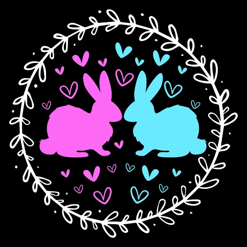 Gender Reveal Ostern Werdende Mutter