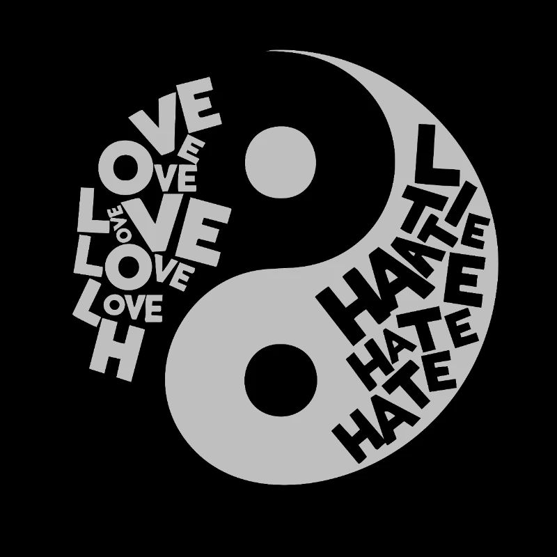 Yin Yang Love vs. Hate