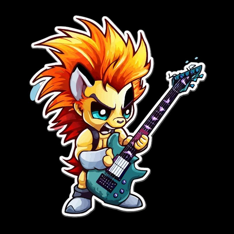 Flame Guitar Fighter