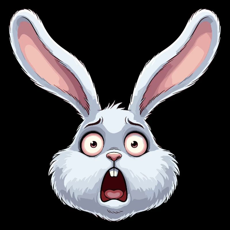 Illustration de bande dessinée de Shock Bunny