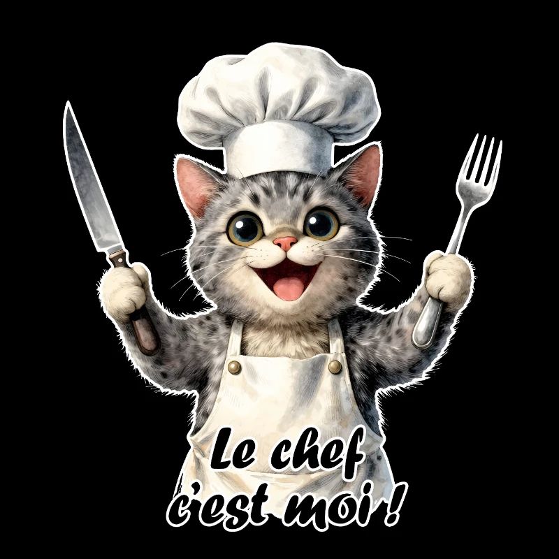 Chat chef de cuisine : je suis le chef