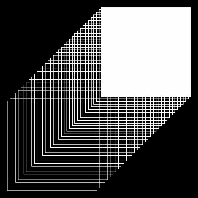 Bold square bauhaus design