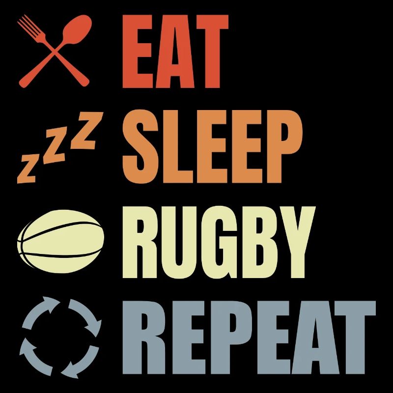 Manger dormir Rugby Répéter