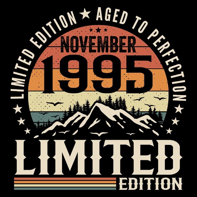 November 1995 Unique Retro Anniversary