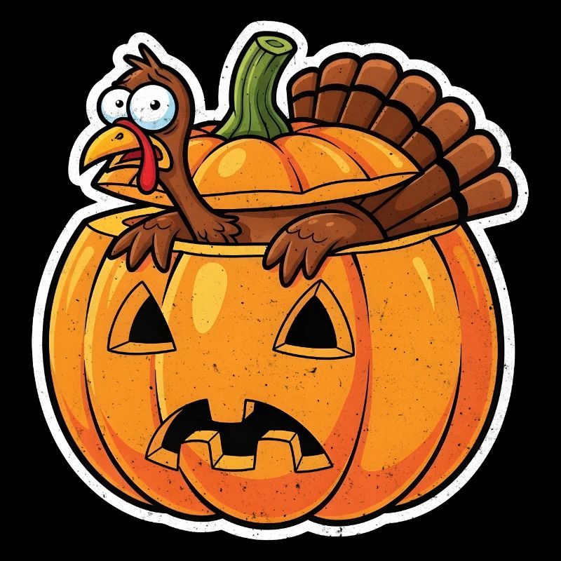 Pumpkin Heroes : Dinde effrontée à l’automne Halloween