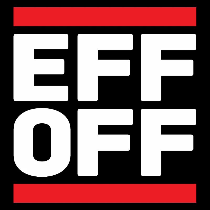 Slogan in Rot-Weiß