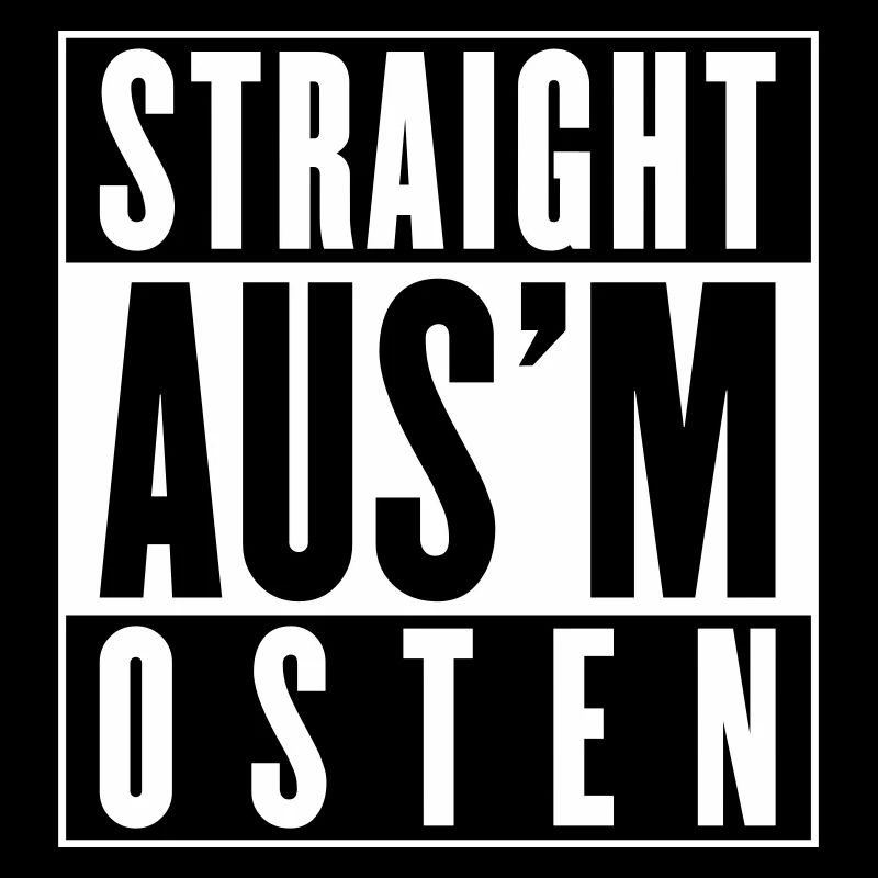 Straight from the East (colors can be changed)