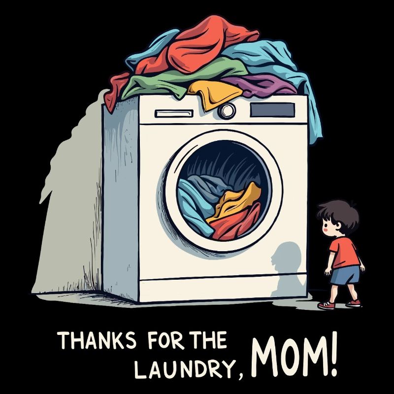 Thanks for the laundry, mom !
