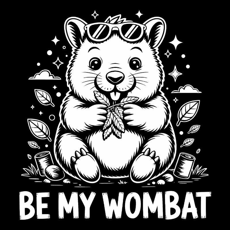 Lustiger Wombat