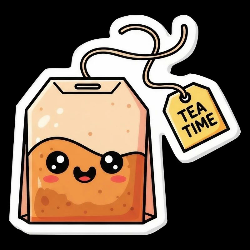 Sachets de thé kawaii L’heure du thé