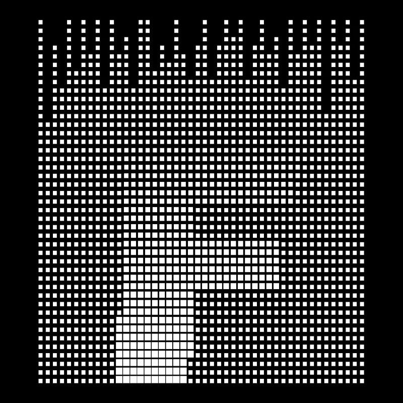 Abstract Letter F Geometric Pattern
