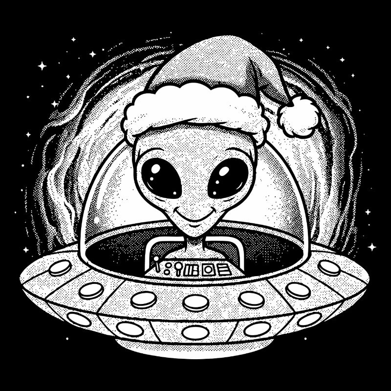 Winteralien im UFO Santa