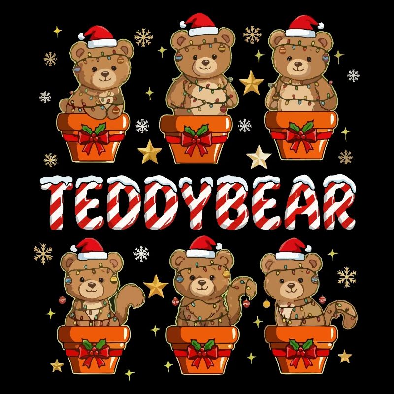 Ours en peluche de Noël dans un pack cadeau