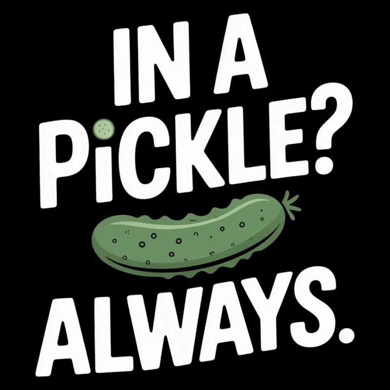 Dans un cornichon Toujours concombre Humour Dire Anglais