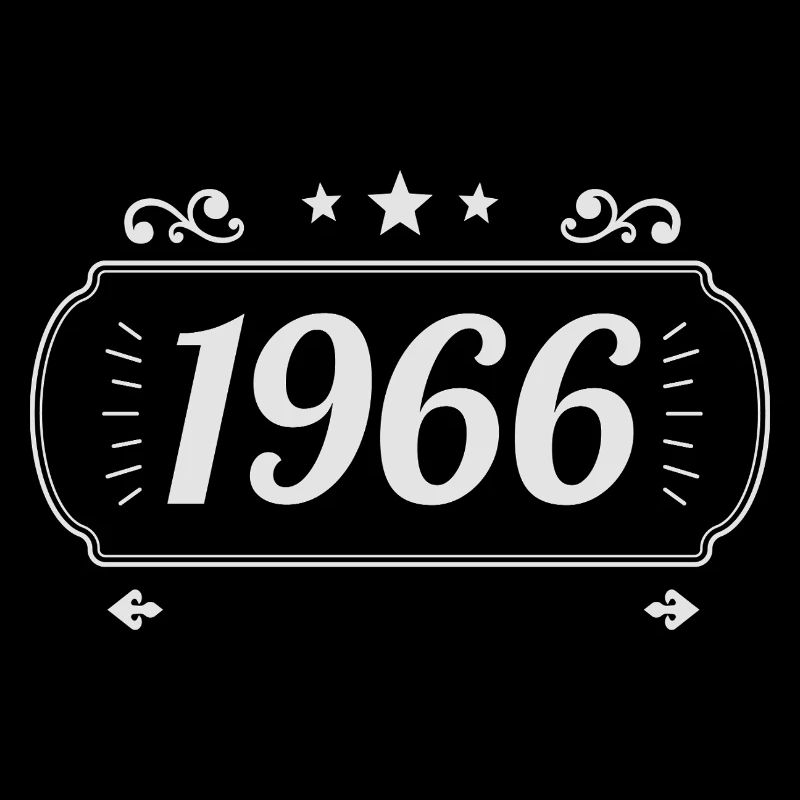 Vintage 1966 Retro Anniversary 1966
