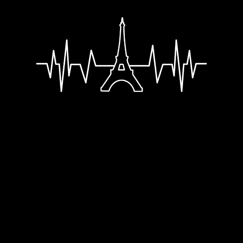 Paris Eiffel Tower heartbeat