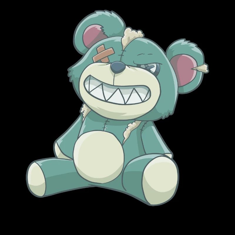 Pastell Gothic Bär