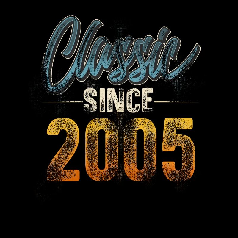 2005 Année de naissance Anniversaire Année de construction Millésime