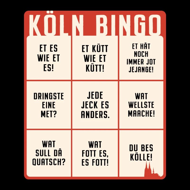 Köln Bingo Kölsch Et Kütt Alaaf Kölner Karneval