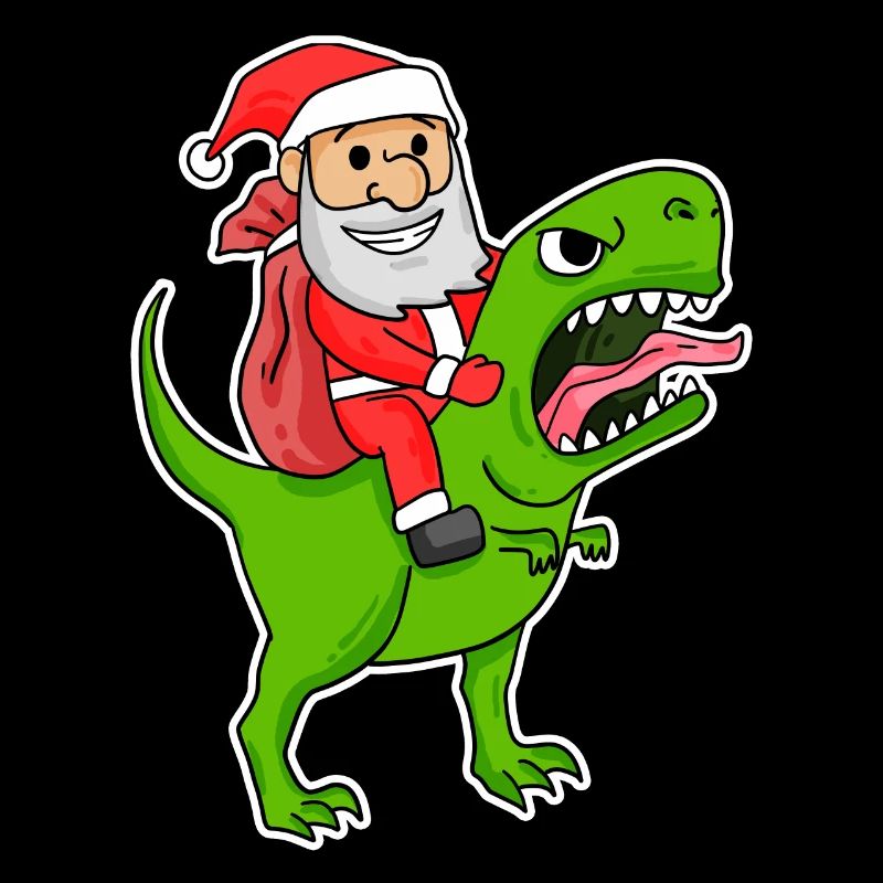 Weihnachtsmann Dinosaurier