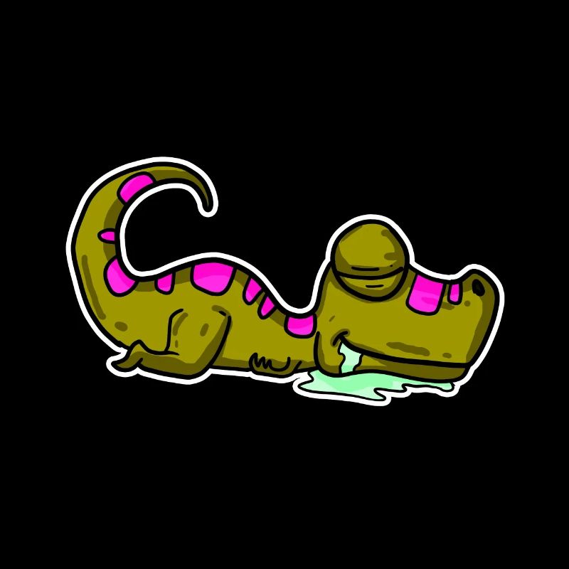Schlafender Dino