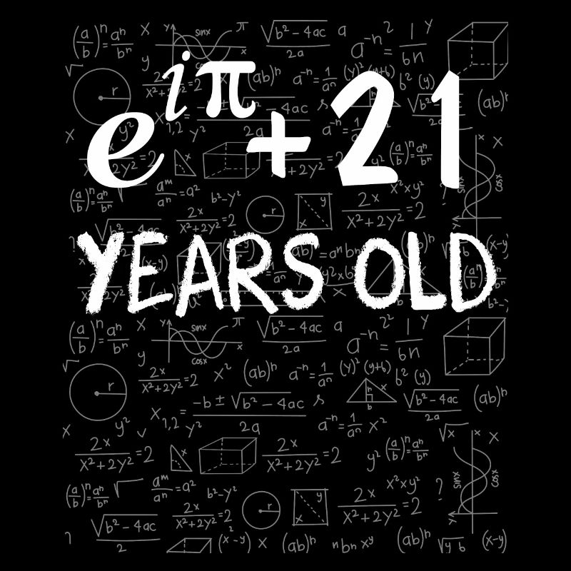 20th birthday 20 years Euler Identity math gift