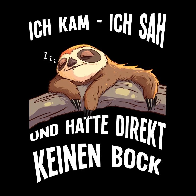 Faultier Büro Arbeitkollege Langschläfer Geschenk