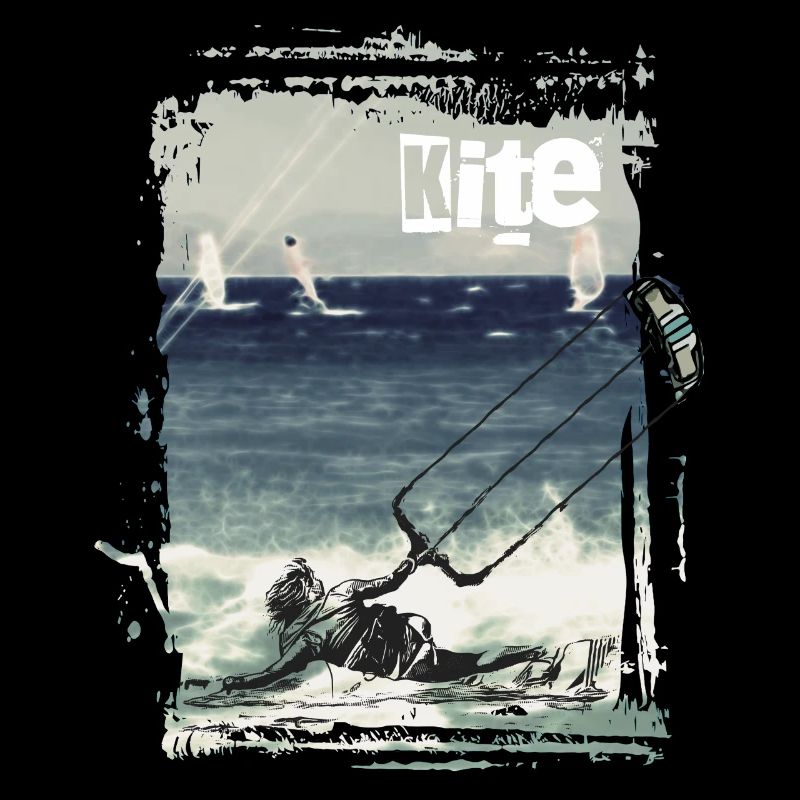 Kitesurfer kite glider