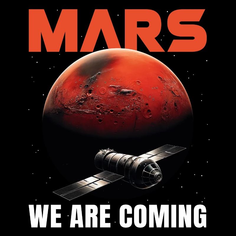 Mars Mission Red Planet Spaceship Space
