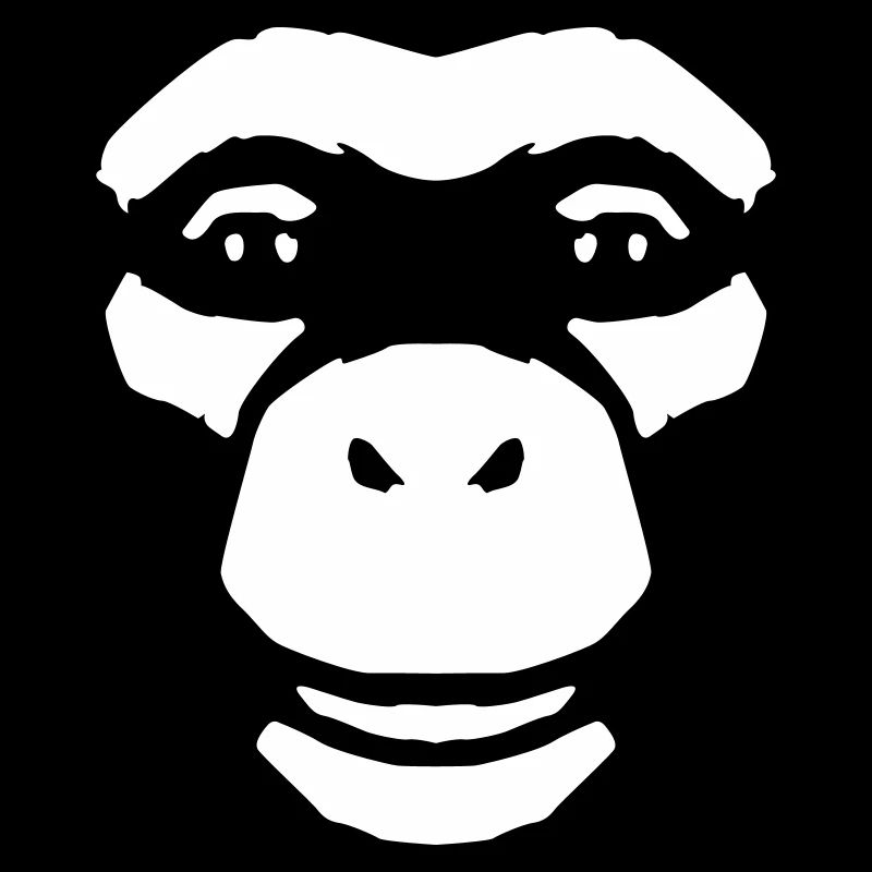 Monkey Face – Style primate de la jungle sauvage