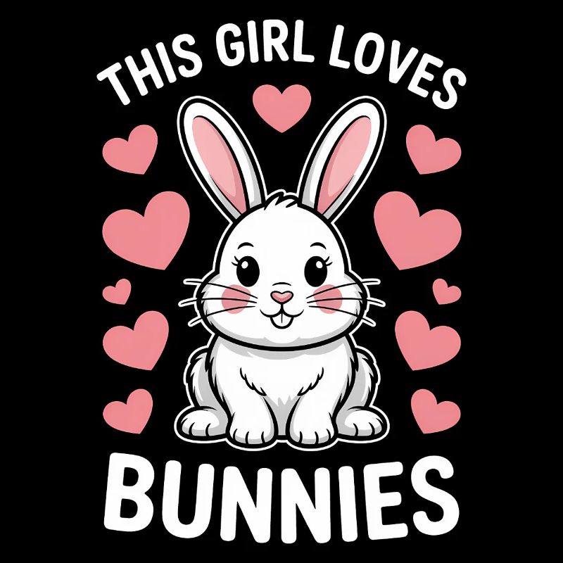Bunny Saying Girl Rabbit Fun Bunny Gift
