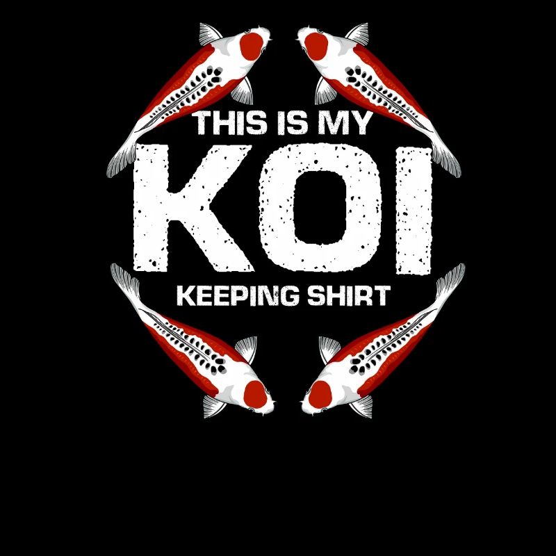 This Is My Koi Keeping Pond Fish Hobby Statement