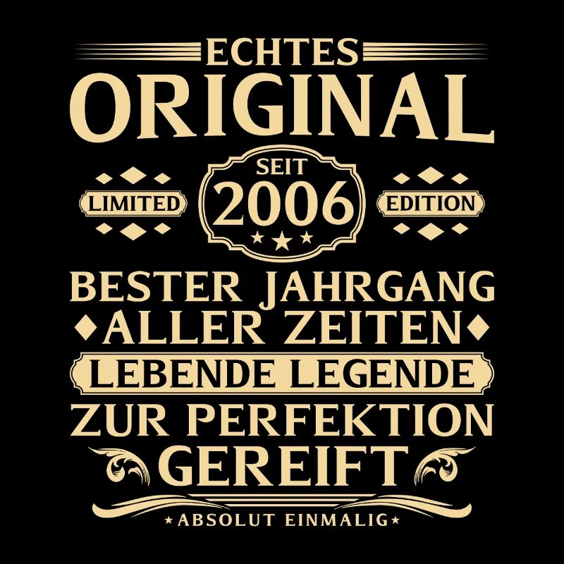 20th birthday Real original since 2006