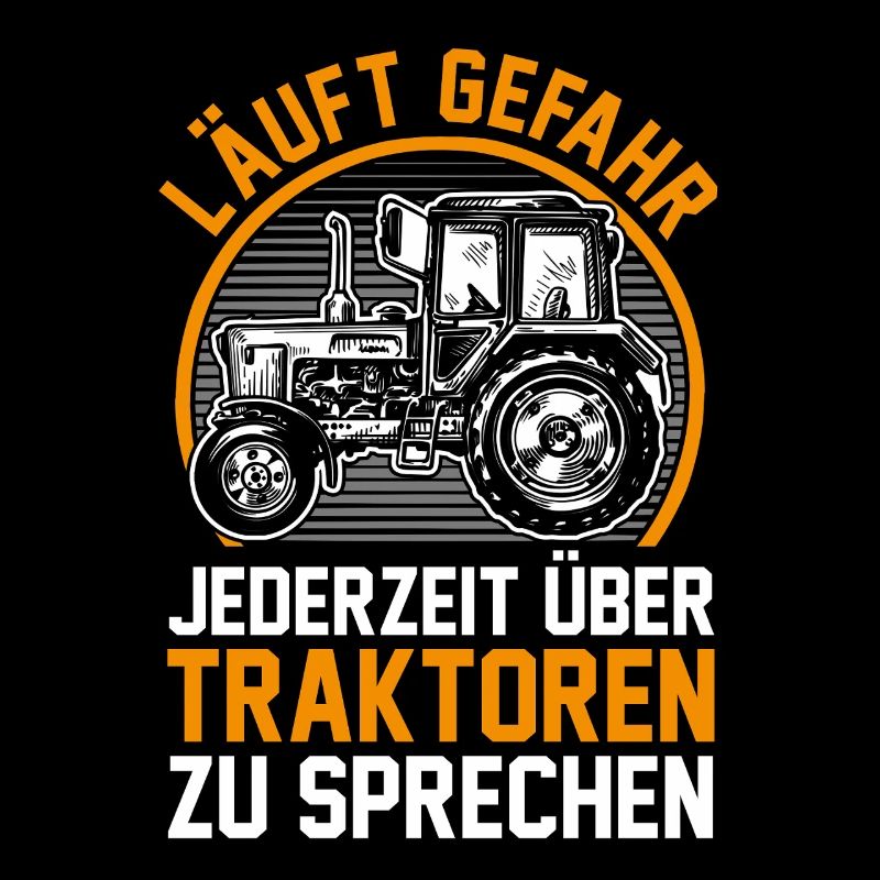 Trecker Landwirt Bauer Traktorfahrer Traktor