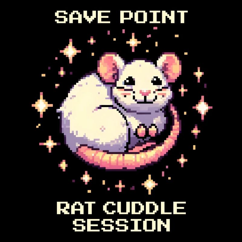 Savepoint : Temps de câlin au rat | Rat de couleur