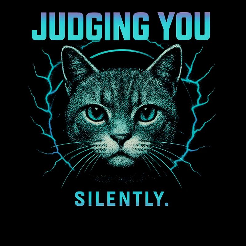 Cat humor, cat gift idea, funny pets