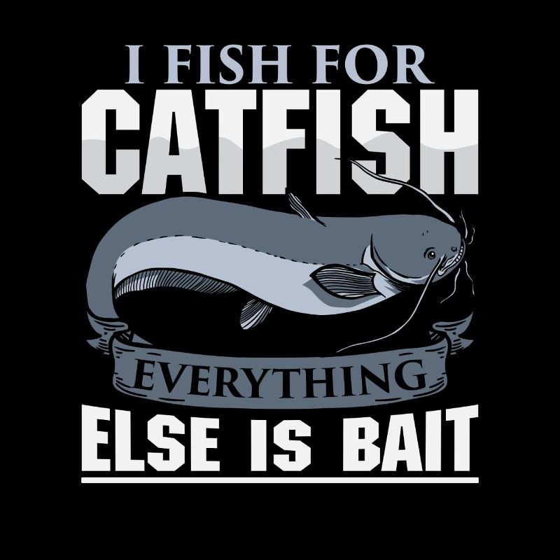 Poisson-chat pêcheur poisson-chat pêchent le poisson-chat