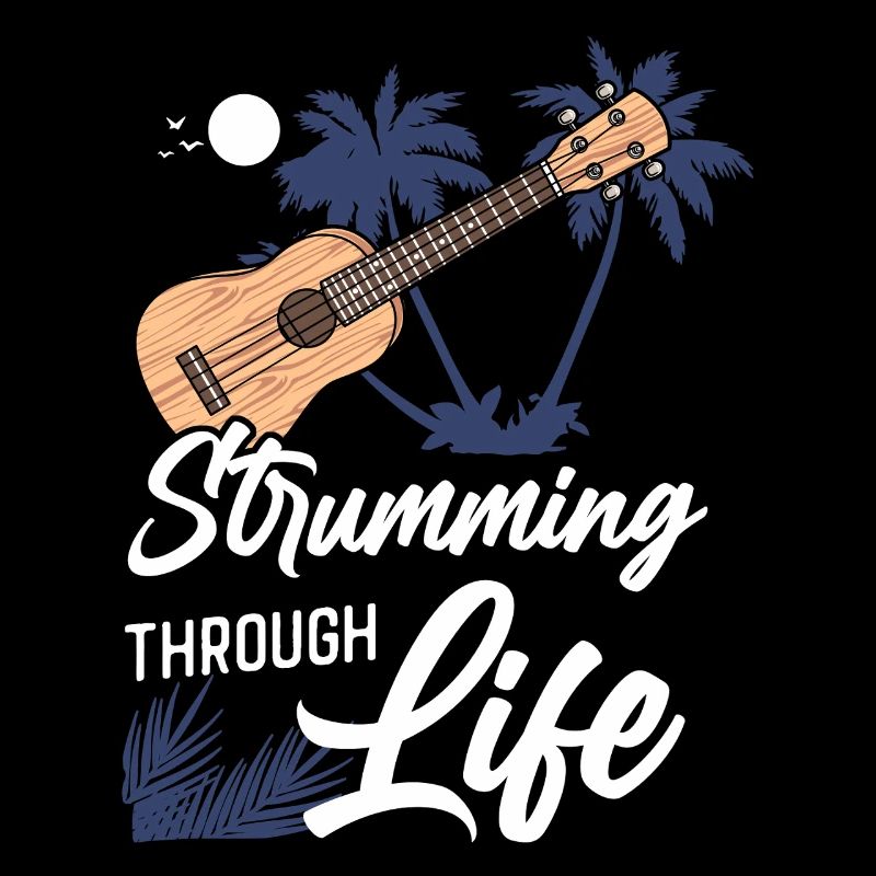 Hawaiian Ukulele Uke Strumming