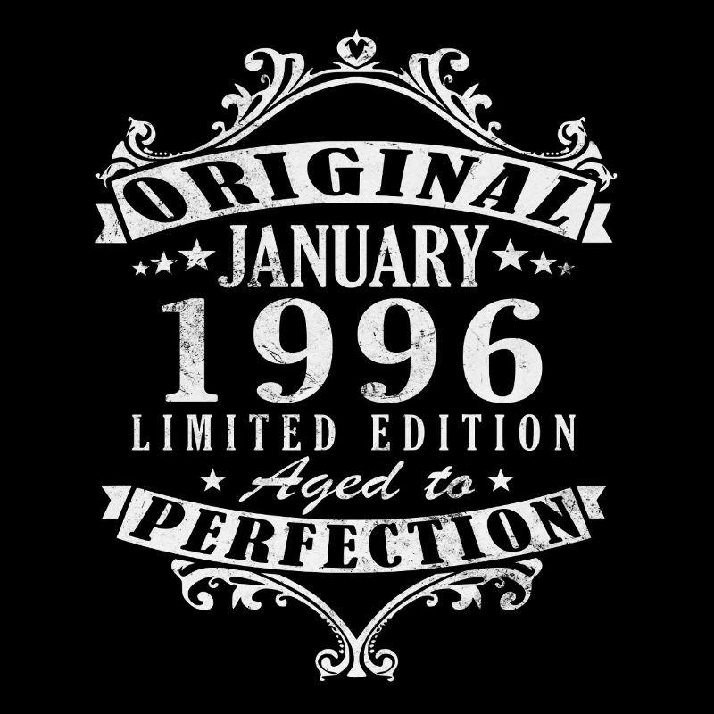 Januar 1996 Vintage-Retro-Geburtstagsgeschenk
