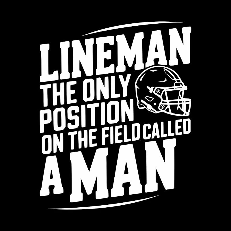Lineman ist die einzige Position, die als Mann bezeichnet wird