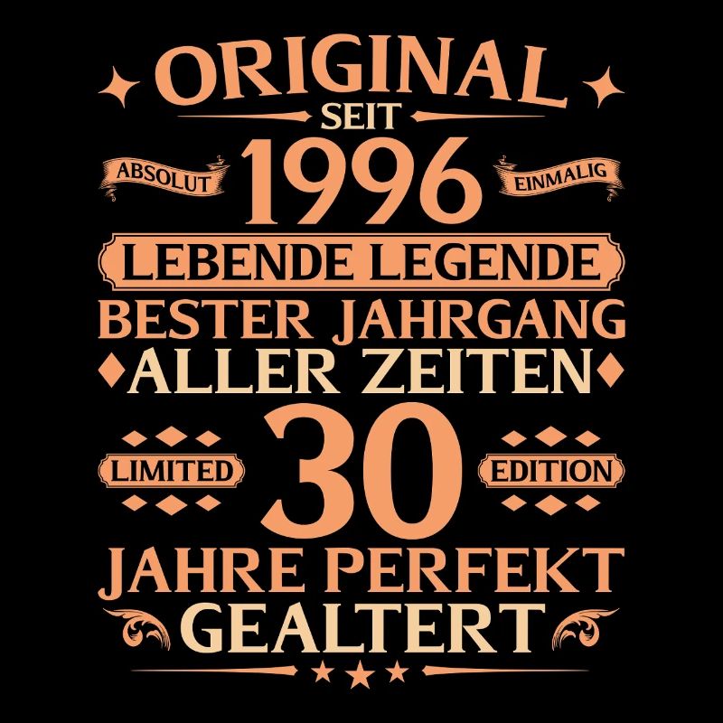 30e anniversaire Millésime 1996 absolument unique