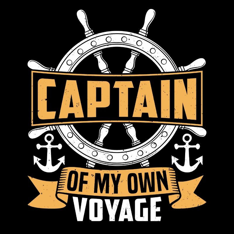 Capitaine de mon propre équipage de voile de navigation