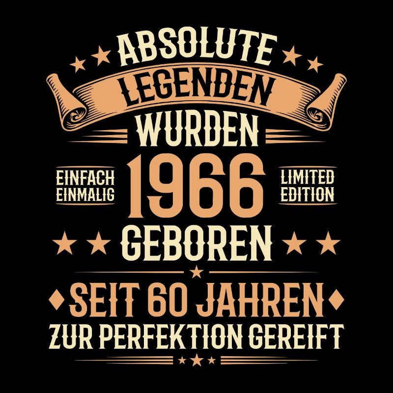 60th Birthday 1966 Legend Vintage Gift