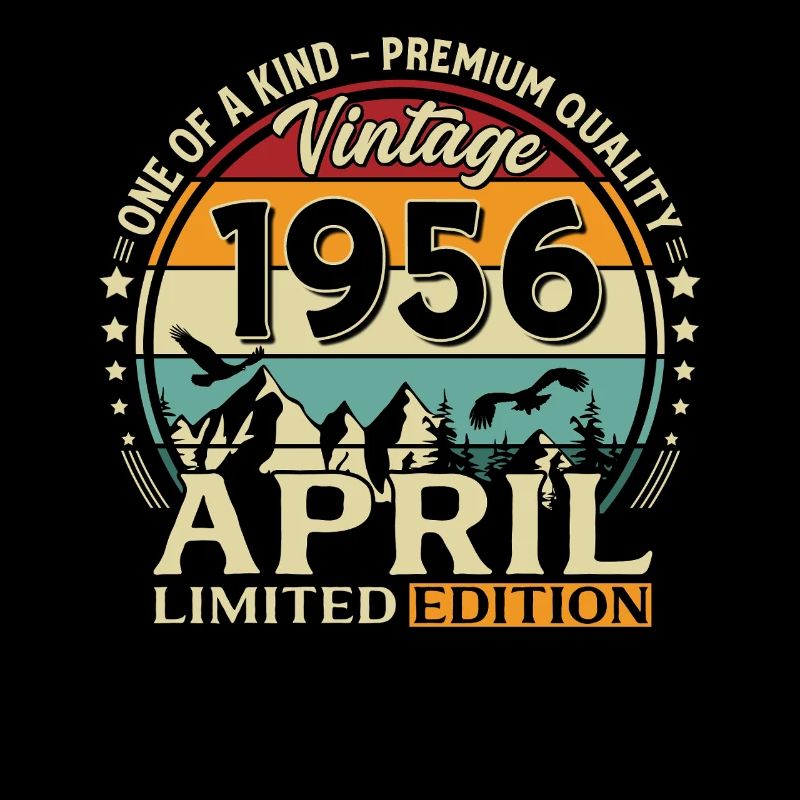 70. Geburtstag Geschenk Mann Original April 1956