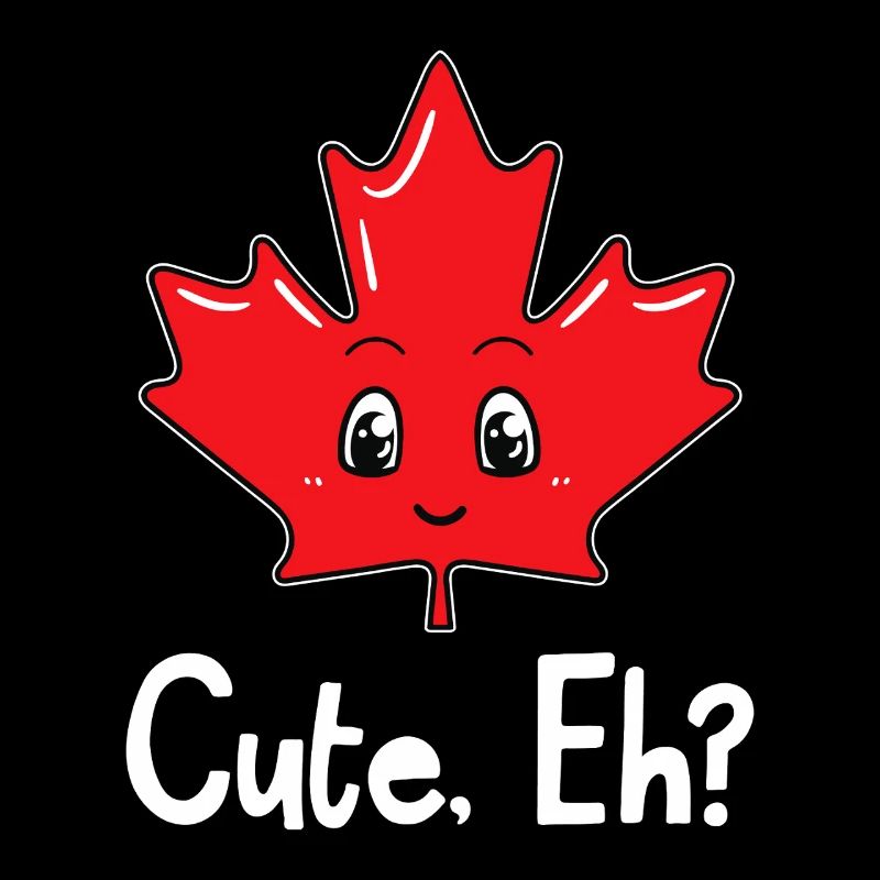 Feuille d’érable de Kawaii Eh