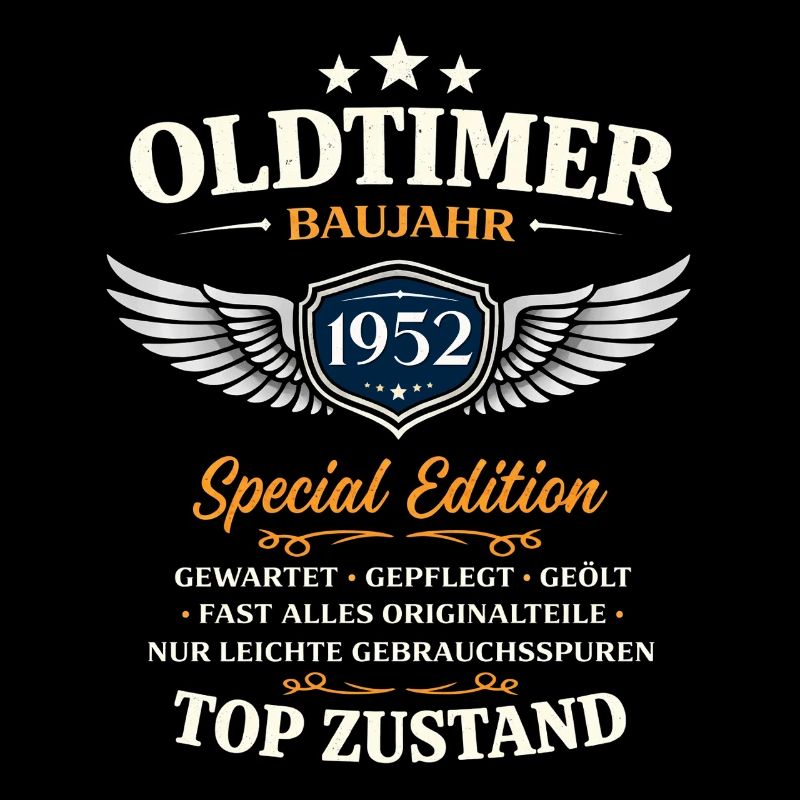 74. Geburtstag Geschenk Mann Oldtimer Vintage 1952