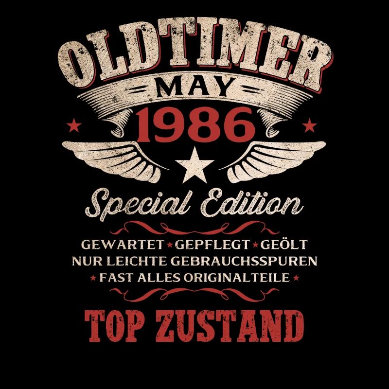 40. Geburtstag Geschenk Mann Oldtimer Mai 1986