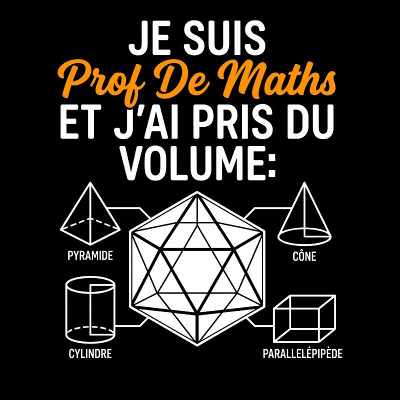 Prof de Maths Volume Humour
