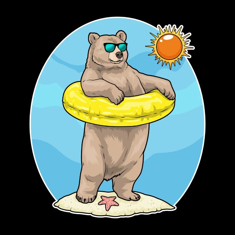 Été de la baignée de Bear Beach