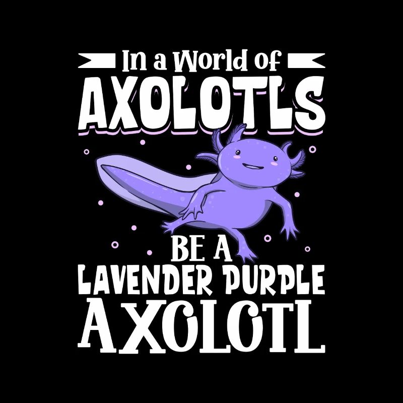 Sei ein Lavender Purple Axolotl